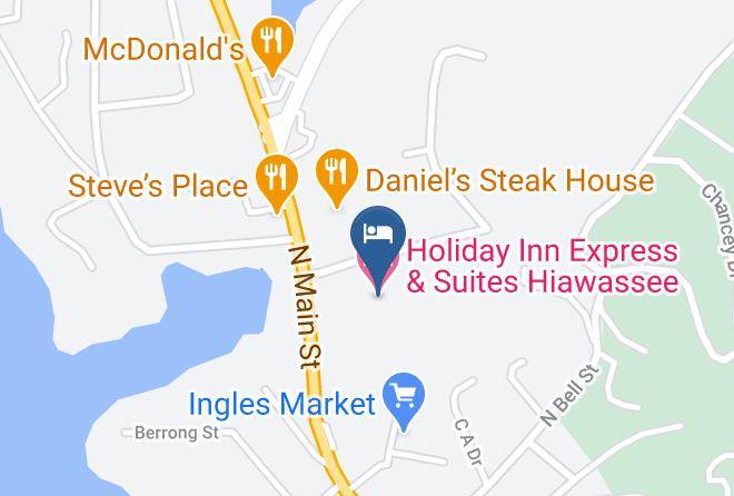 Towns - Holiday Inn Express & Suites Hiawassee Maps