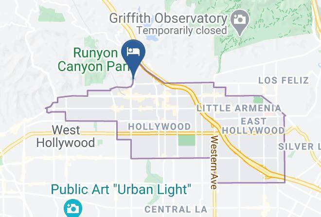 Los Angeles - Holiday Inn Express & Suites Hollywood Walk Of Fame Maps