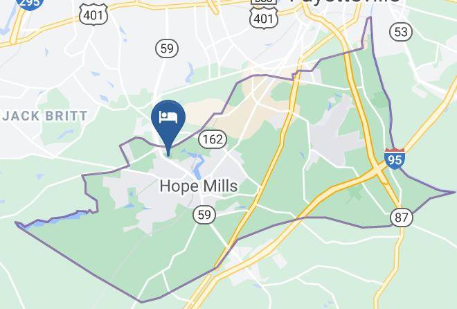 Holiday Inn Express & Suites Hope Mills Fayetteville Arpt Map