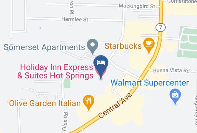 Garland - Holiday Inn Express & Suites Hot Springs Maps