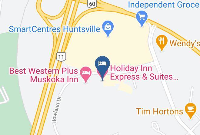 Muskoka - Holiday Inn Express & Suites Huntsville Muskoka Maps
