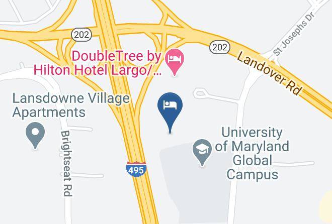 Holiday Inn Express & Suites I 95 Capitol Beltway Largo Map