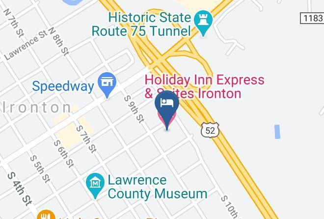 Lawrence - Holiday Inn Express & Suites Ironton Maps