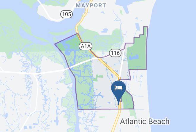 Duval - Holiday Inn Express & Suites Jacksonville Mayport Beach Maps