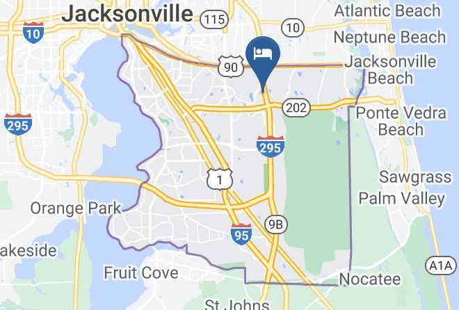Duval - Holiday Inn Express & Suites Jacksonville Town Center Maps