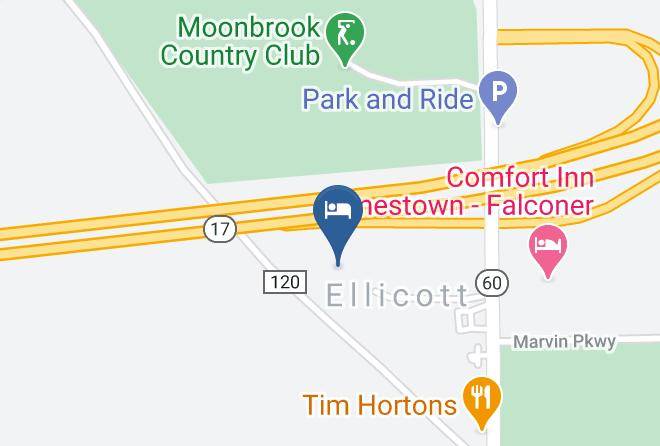 Holiday Inn Express & Suites Jamestown Map