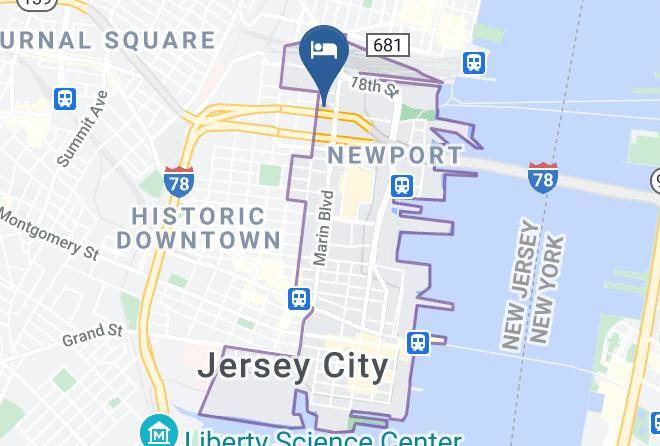 Hudson - Holiday Inn Express & Suites Jersey City Holland Tunnel Maps
