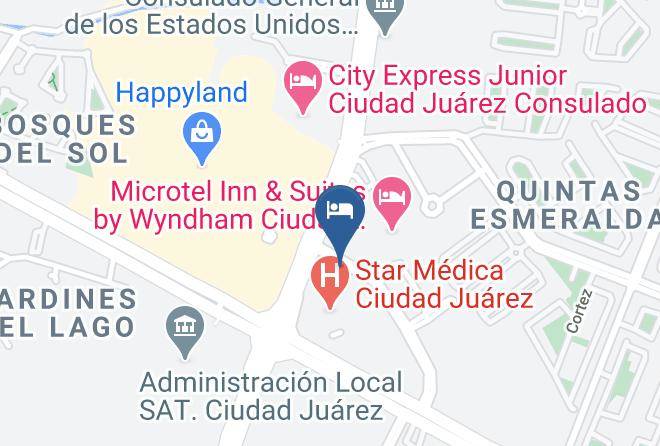 Holiday Inn Express & Suites Cd Juarez Las Misiones Map