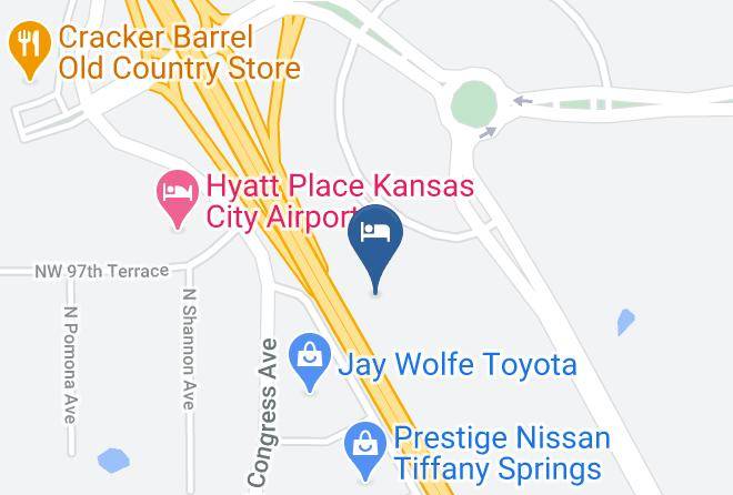 Platte - Holiday Inn Express & Suites Kansas City Airport Maps
