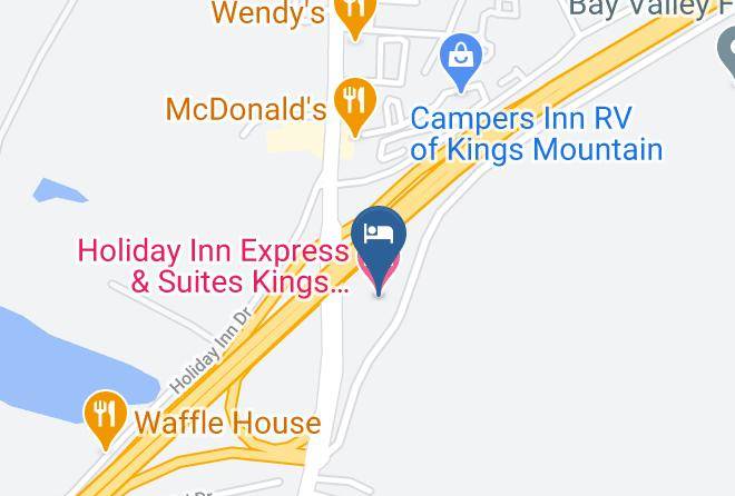 Cleveland - Holiday Inn Express & Suites Kings Mountain Shelby Area Maps