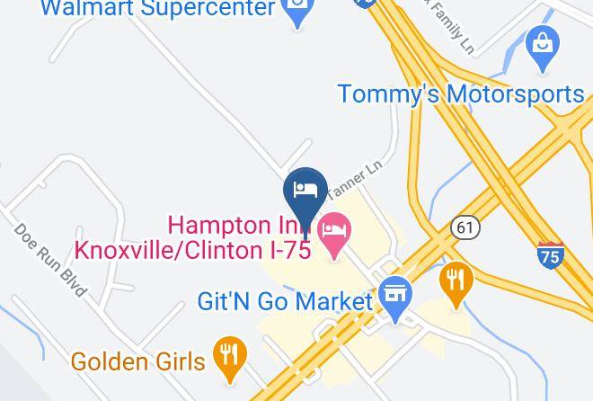 Anderson - Holiday Inn Express & Suites Knoxville Clinton Maps