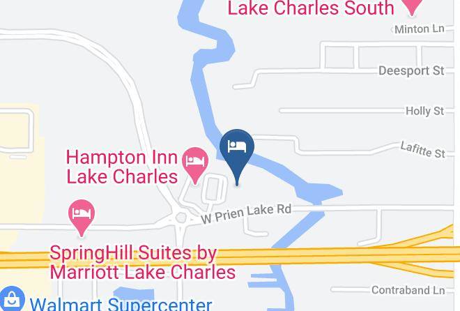 Calcasieu Par - Holiday Inn Express & Suites Lake Charles South Casino Area Maps
