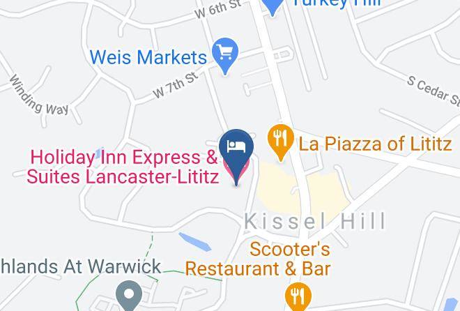 Holiday Inn Express & Suites Lancaster Lititz Map