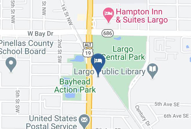 Pinellas - Holiday Inn Express & Suites Largo Clearwater Maps