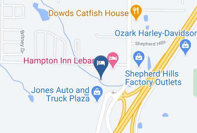 Laclede - Holiday Inn Express & Suites Lebanon Maps