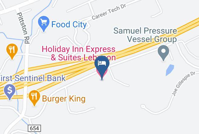 Russell - Holiday Inn Express & Suites Lebanon Maps