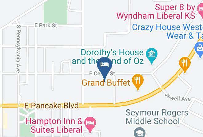 Seward - Holiday Inn Express & Suites Liberal Maps