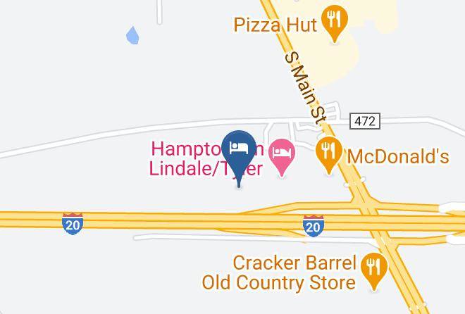 Holiday Inn Express & Suites Lindale Map