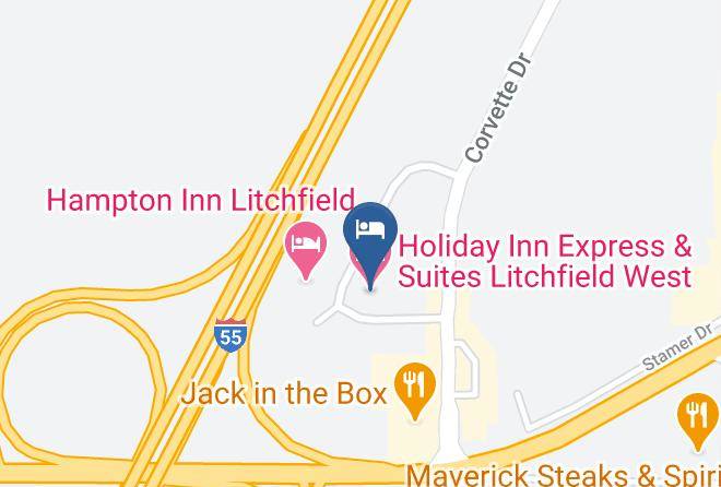 Holiday Inn Express & Suites Litchfield West Map
