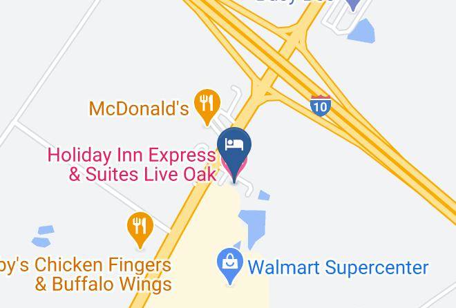 Suwannee - Holiday Inn Express & Suites Live Oak Maps