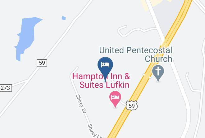 Holiday Inn Express & Suites Lufkin South Map