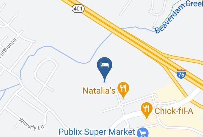 Holiday Inn Express & Suites Macon North Map