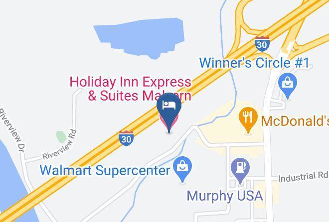 Hot Spring - Holiday Inn Express & Suites Malvern Maps