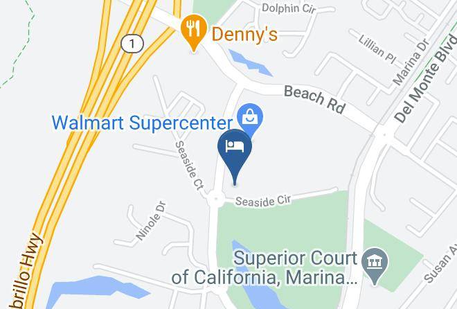 Monterey - Holiday Inn Express & Suites Marina State Beach Area Maps