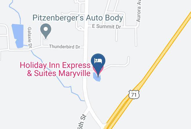 Nodaway - Holiday Inn Express & Suites Maryville Maps