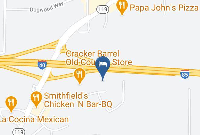 Holiday Inn Express & Suites Mebane Map