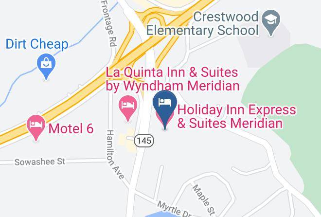 Lauderdale - Holiday Inn Express & Suites Meridian Maps