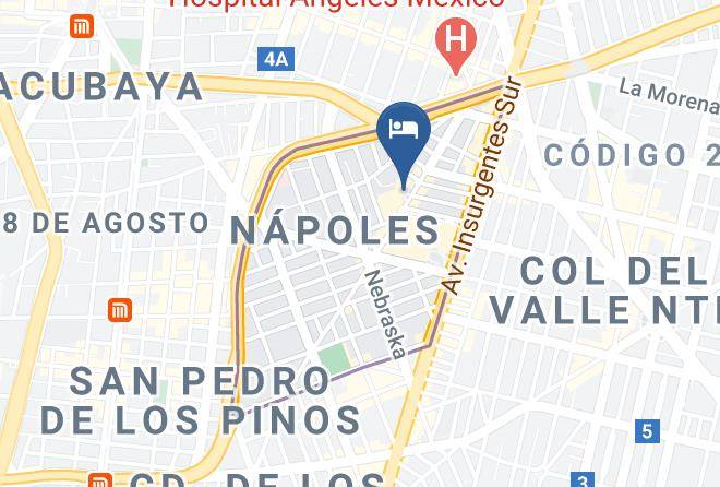 Benito Juarez - Holiday Inn Express & Suites Mexico City At The Wtc Maps
