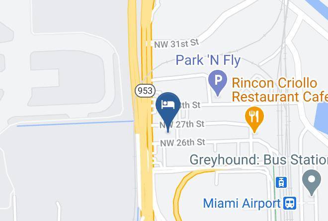 Miami Dade - Holiday Inn Express & Suites Miami Airport East Maps