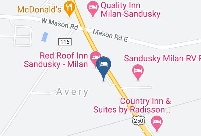 Erie - Holiday Inn Express & Suites Milan Sandusky Area Maps