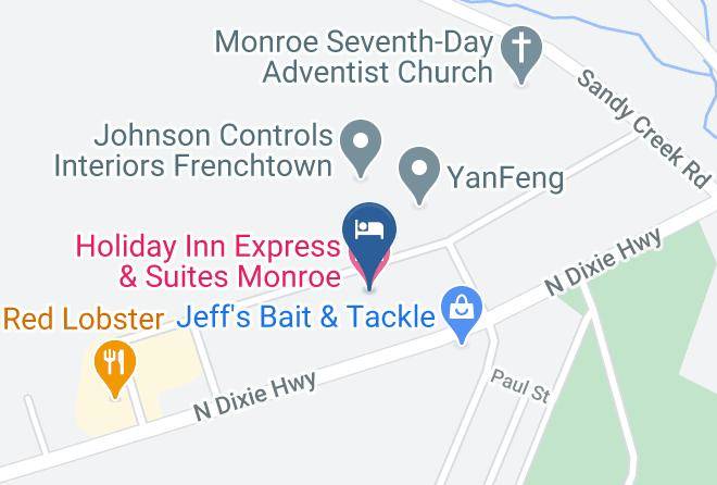 Monroe County - Holiday Inn Express & Suites Monroe Maps