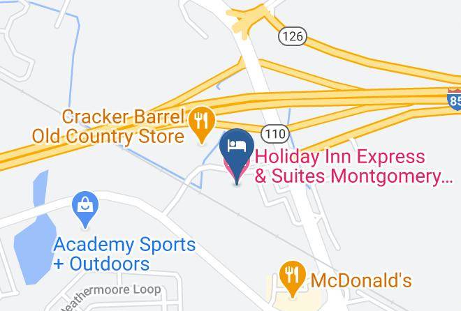 Montgomery - Holiday Inn Express & Suites Montgomery E Eastchase Maps