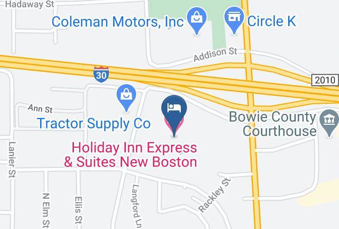 Bowie - Holiday Inn Express & Suites New Boston Maps