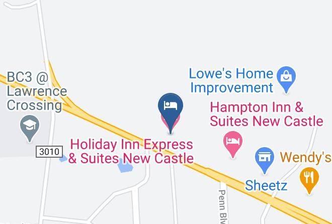 Lawrence - Holiday Inn Express & Suites New Castle Maps