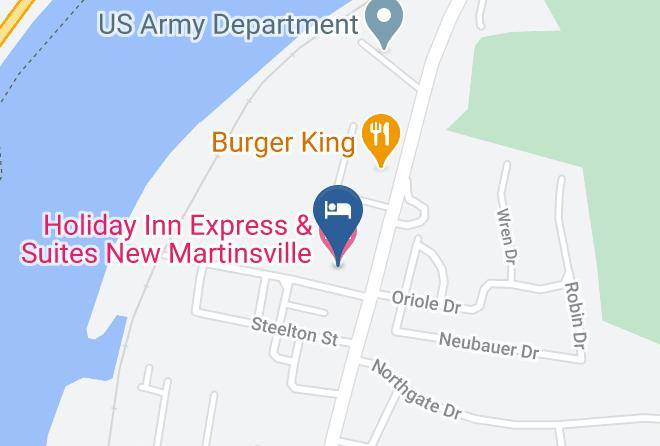 Wetzel - Holiday Inn Express & Suites New Martinsville Maps