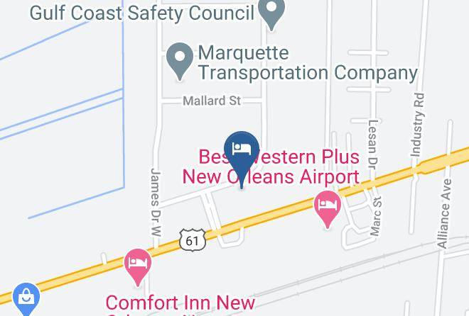 Holiday Inn Express & Suites New Orleans Airport South Map