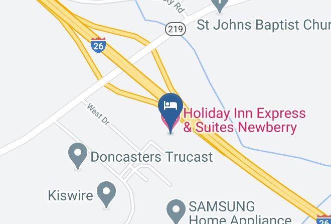 Newberry - Holiday Inn Express & Suites Newberry Maps
