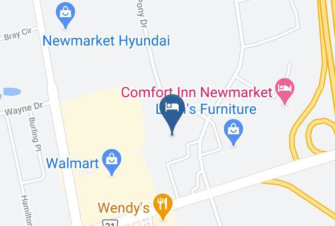 York - Holiday Inn Express & Suites Newmarket Maps