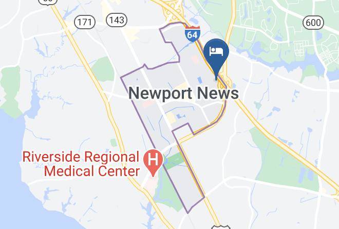 Newport News City - Holiday Inn Newport News Hampton Maps