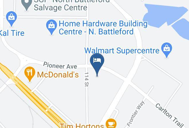 Division 16 - Holiday Inn Express & Suites North Battleford Maps
