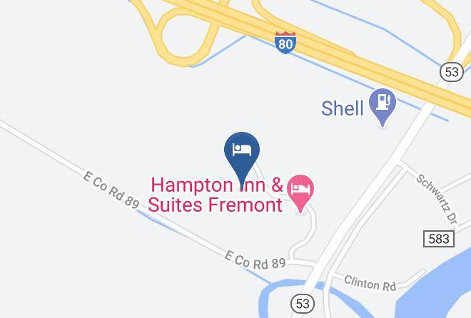 Sandusky - Holiday Inn Express & Suites North Fremont Maps