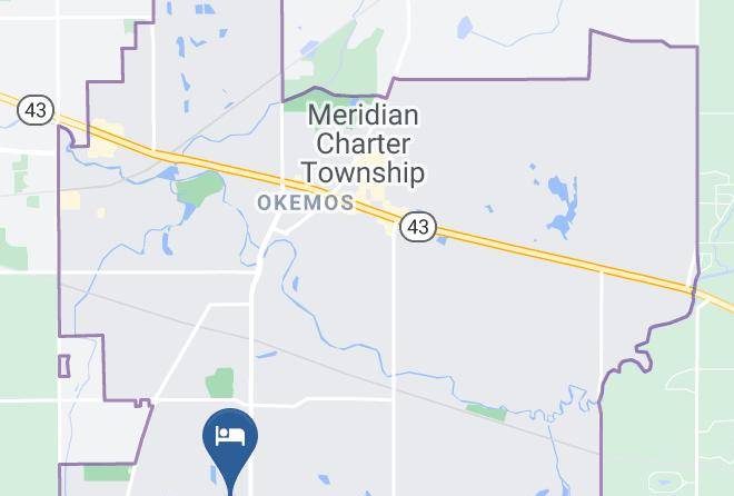 Holiday Inn Express & Suites Okemos University Area Map