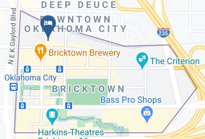 Oklahoma - Holiday Inn Express & Suites Oklahoma City Dwtn Bricktown Maps
