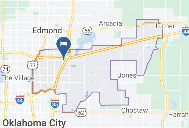 Holiday Inn Express & Suites Oklahoma City North Map