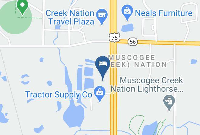 Holiday Inn Express & Suites Okmulgee Map