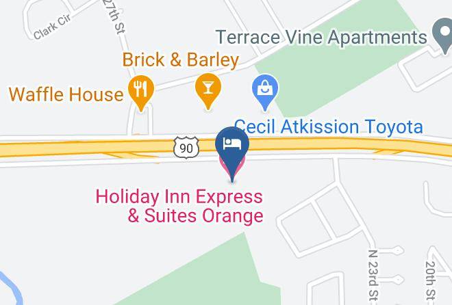 Orange - Holiday Inn Express & Suites Orange Maps